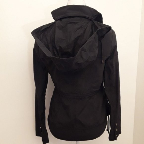 Cole Haan Black All Weather Jacket EUC sz S - Picture 3 of 10